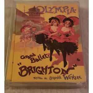 Vintage Folies-Bergere Cabaret Decoupage Poster Art Deco Lot Notecard Stationary